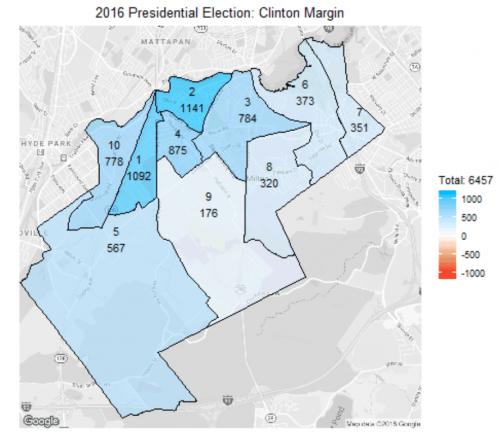Jay Fundling Milton Elections map