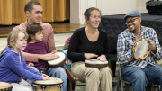 Drum Circle at East Church