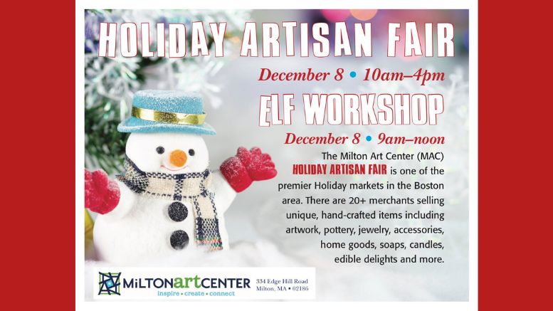 Milton Art Center Holiday Artisan Fair