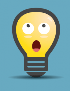 shocked lightbulb