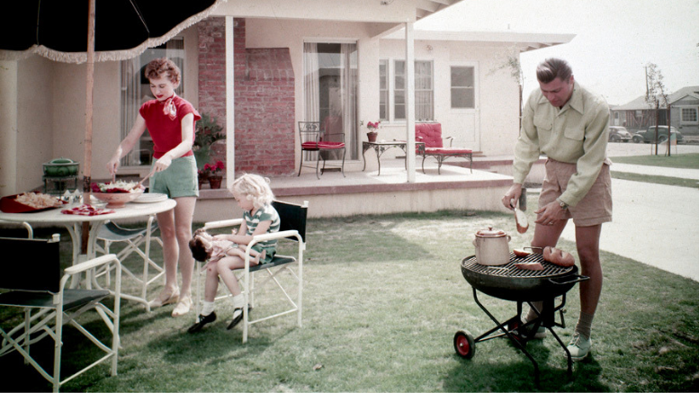 Patio with grill