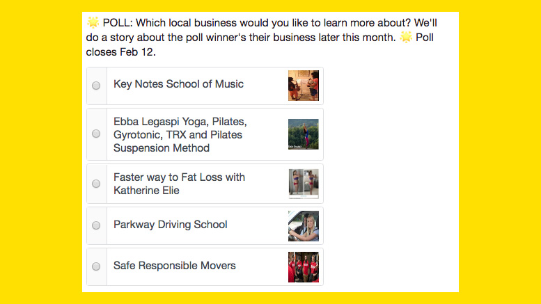 Vote on the February business you'd like to learn more about!