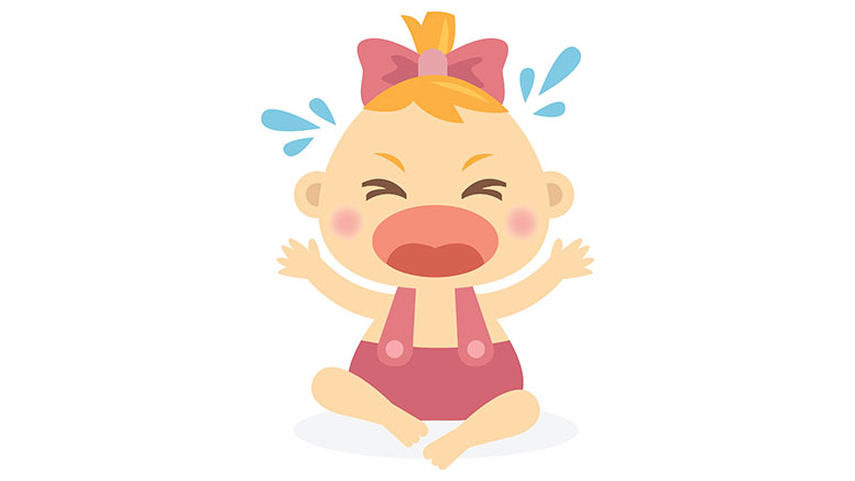 crying baby from Stock Unlimited