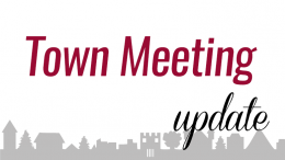 Milton Town Meeting Update