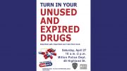 Turn in your used and expired drugs