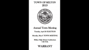 View the May 6, 2019 Milton Town Meeting Warrant