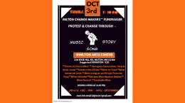 Milton Change Makers Fundraiser October 3rd, 2019 at Milton Art Center