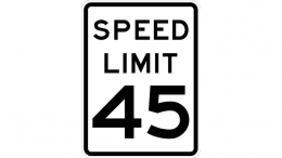 speed limit sign