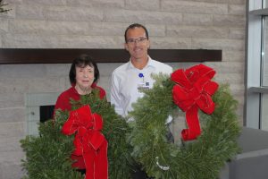 Beth Isreal Deaconess Hospital Holiday Wreath Donation