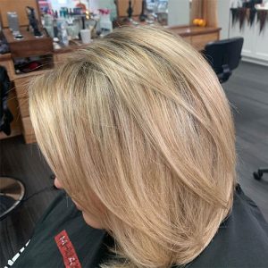 Gervasi & Co hair pic - warm blonde highlights