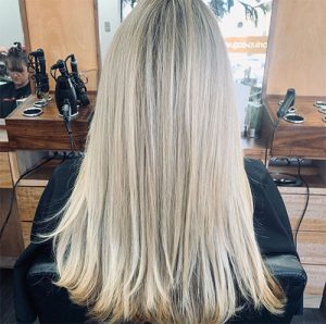 Gervasi & Co hair pic - icy long blond hair highlights