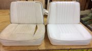 Reupholstered boat cushions by Upholstery by Michael