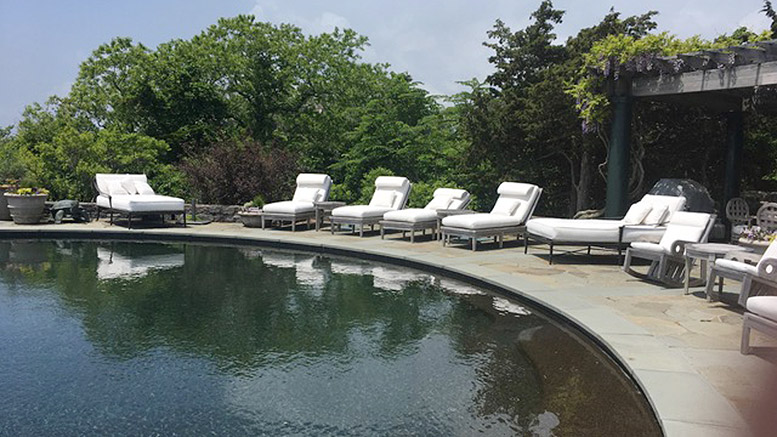 Reupholstered lounge cushions by Upholstery by Michael