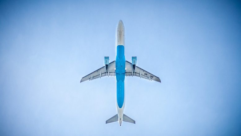 airplane in sky