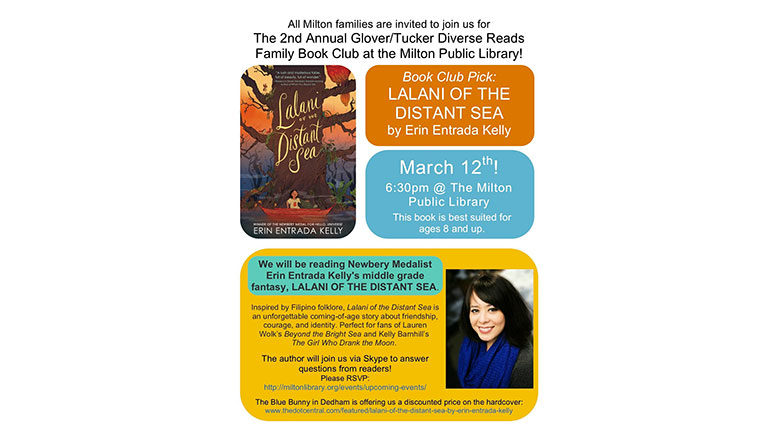 2nd Annual Diverse Reads Family Book Club to take place March 12, sponsored by Glover/Tucker Diversity Committees