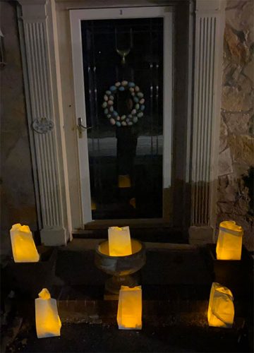 Luminaries in Milton. Photo by Jimmy Coyne.