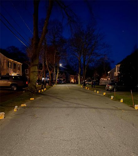 Luminaries in Milton. Photo by Jimmy Coyne.