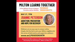 Joanne Peterson: Milton Learns Together MSAPC