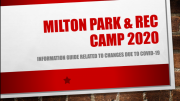 Milton Park & Rec Camp 2020 offers a fun and engaging summer program for children in Milton.