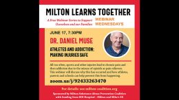 MSAPC presents: Athletes and Addiction: Making Injuries Safe