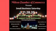 Milton Chamber of Commerce Small Business Saturday