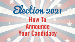 Election 2021: How to announce candidacy