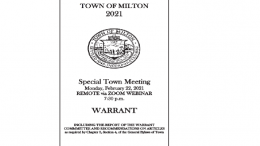 milton town warrant 2021
