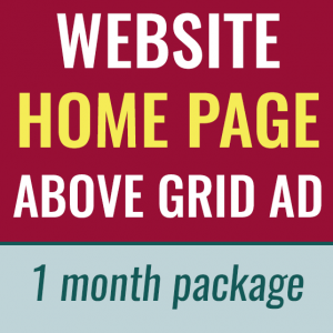 store image of website home page above grid ad