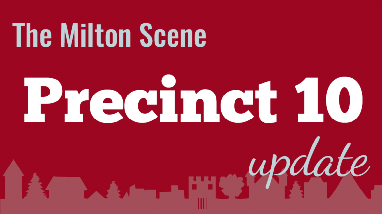 Milton Town Meeting Precinct 10 update