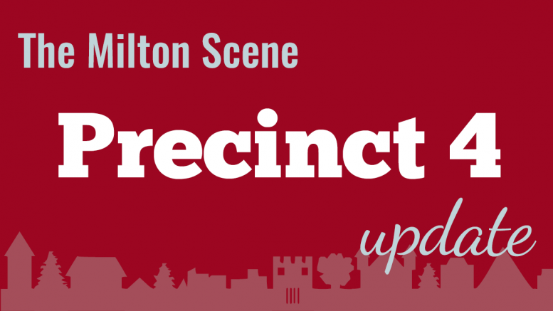 Milton Town Meeting Precinct 4 update