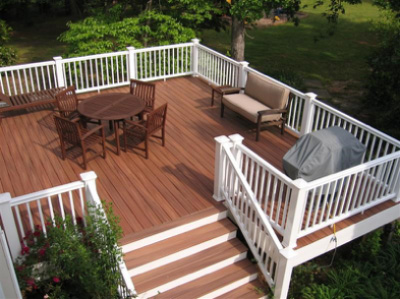 Capital construction trex decking example
