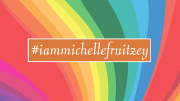 #iammichellefruitzey rainbow graphic