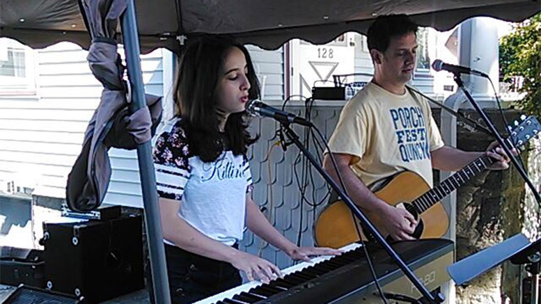 Victoria and Wally Hubley, from PorchFest 2016.