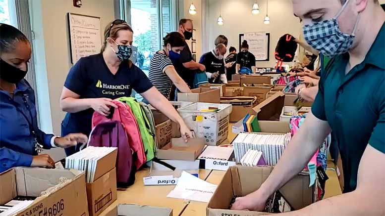 Local students receive backpacks from Interfaith’s donors