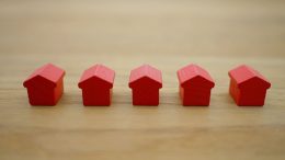 red houses in a row