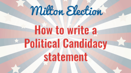How to write a political candidacy statement