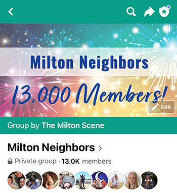 Milton neighbors may 2022