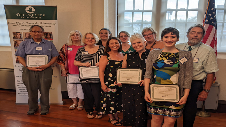 Volunteers Inducted Into Interfaith Social Services’ Hall of Fame