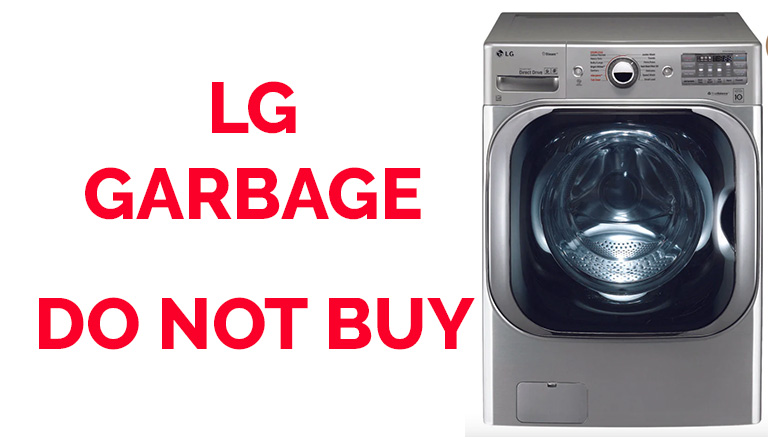 LG front loader washer model WM8100HVA review