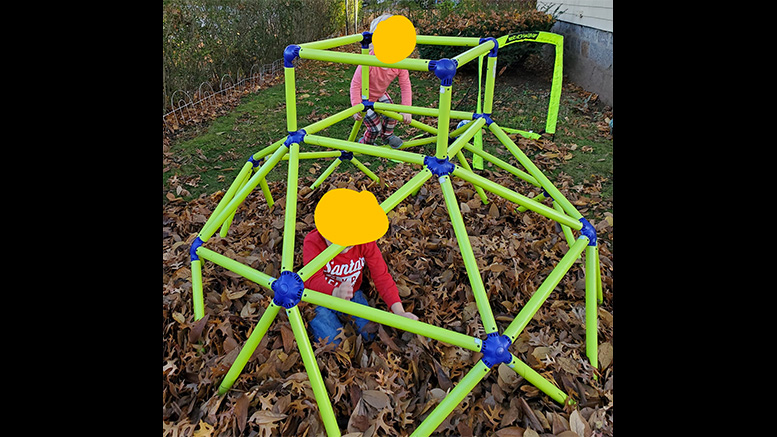 Large play structure taken from Milton yard in the neighborhood of Eliot St/Blue Hills Parkway