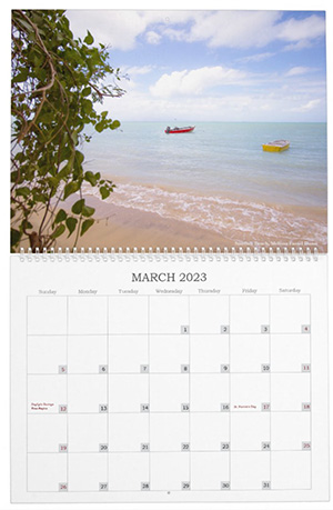 Vieques Puerto Rico calendar