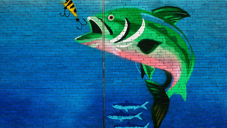 fish mural