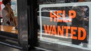 Help wanted in store window