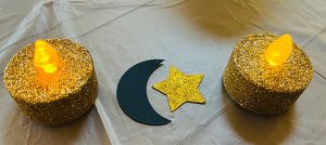 Eid- Ul-Fitr candles and decorations
