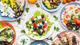 greek food assortment