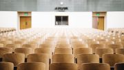 college auditorium classroom. Photo: unsplash