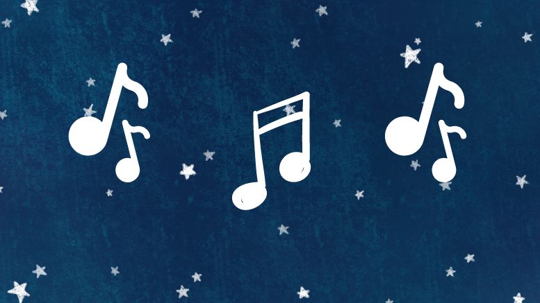 summer star background with music notes. Image; Canva