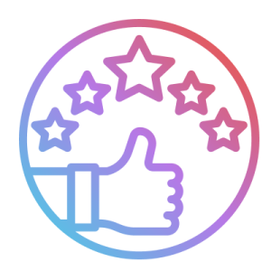thumbs up and star. image: canva