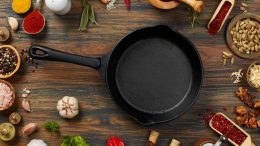 coking pan with food and vegetables. Image; Canva