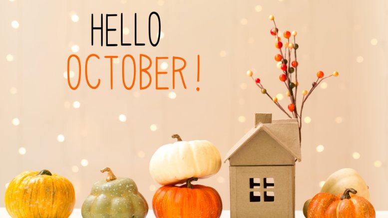 Hello October. Photo: Canva